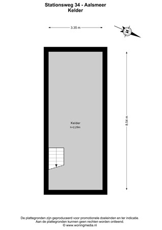 Floorplan - Stationsweg 34, 1431 EG Aalsmeer